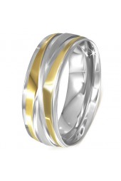 SALE - 8mm Criss Cross Vestuvinis žiedas